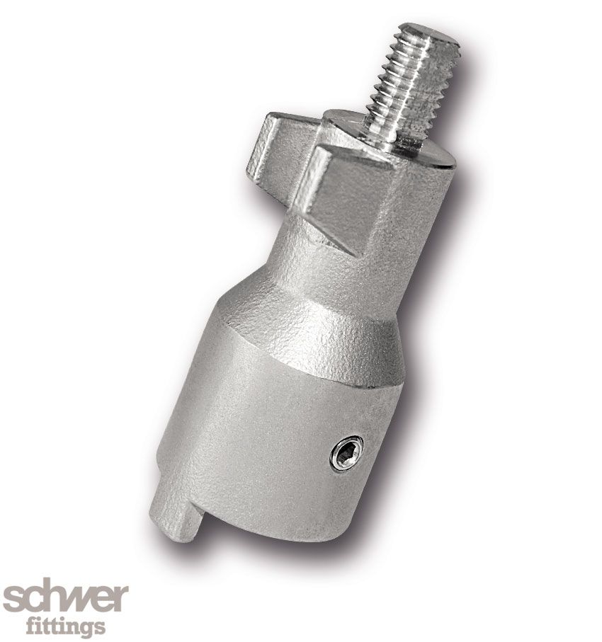 Stem extension for 3-piece ball valve