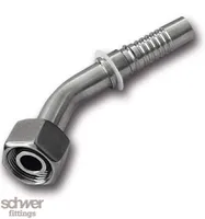 ﻿Interlock Hose Tail Swivel Female DKO 45°