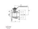 Two Piece Flanged Ball Valve