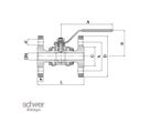 Three Piece Flanged Ball Valve