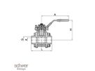 Three Piece Ball Valve