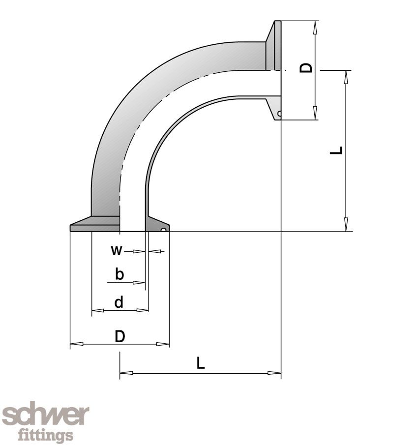 Clamp Elbow 90°