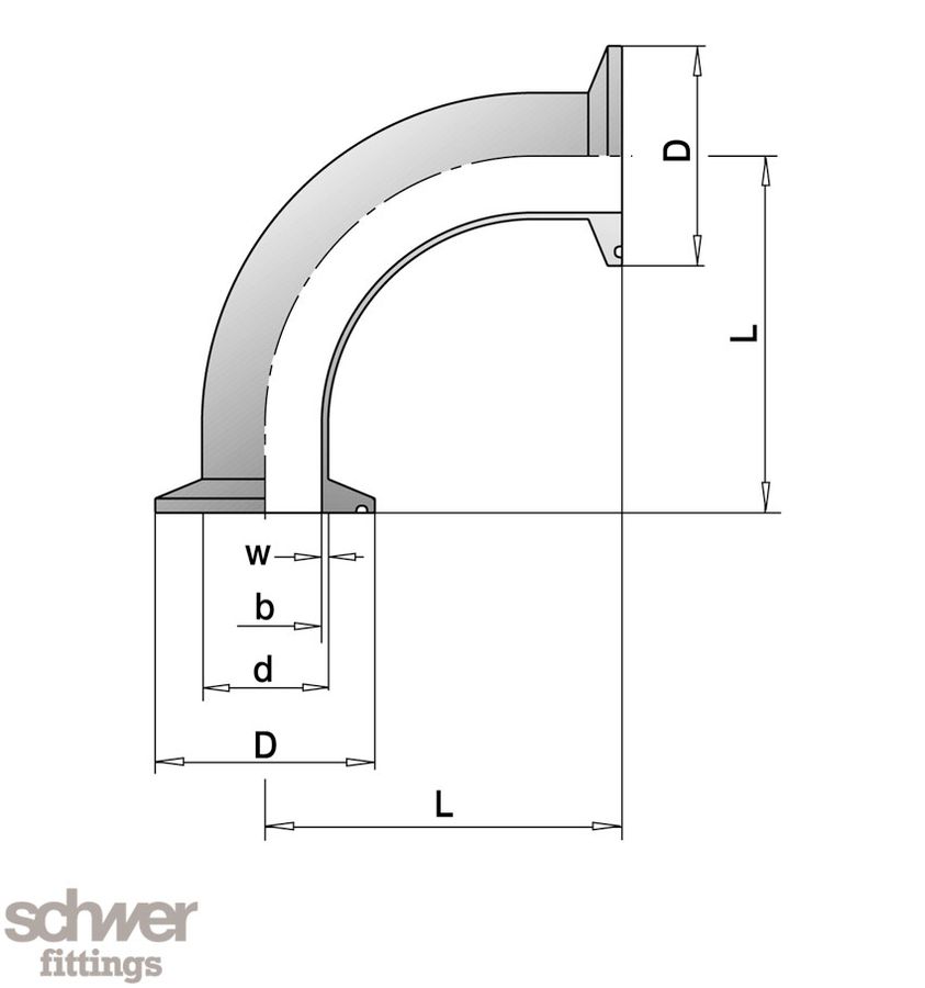 Clamp Elbow 90°