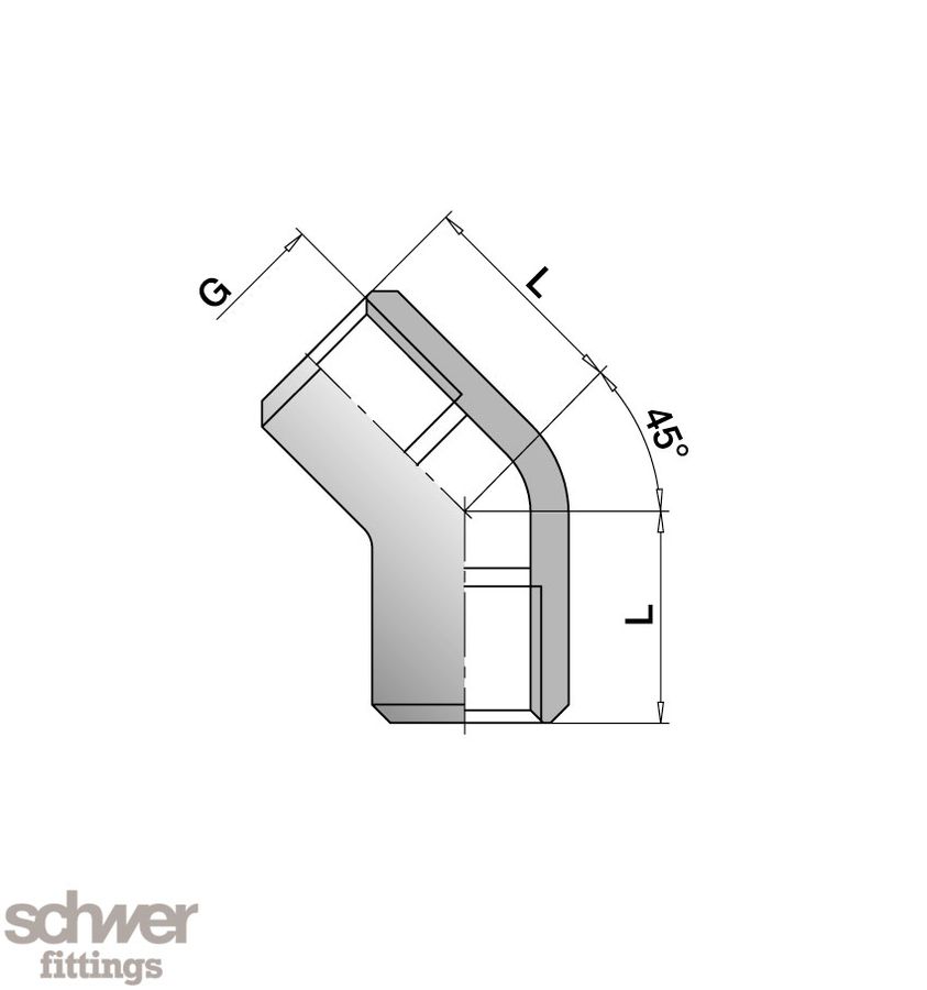 45° Elbow