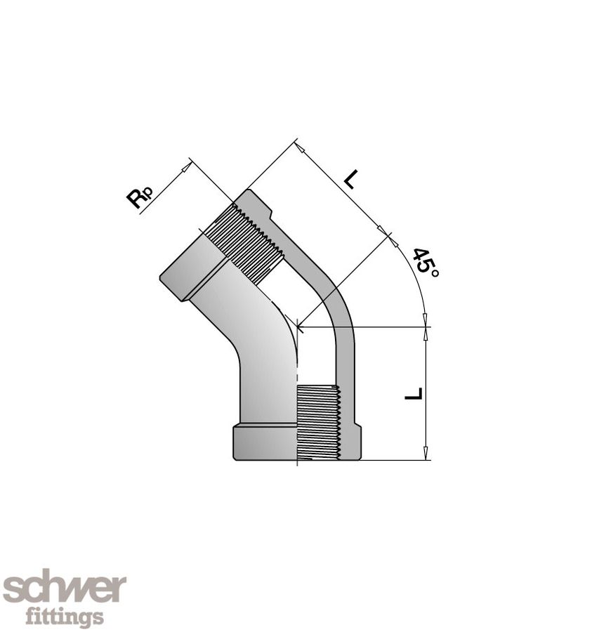 45° Elbow