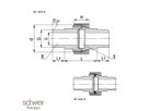 Coupling, with butt welding ends