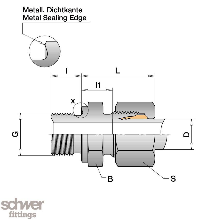 Male Stud Coupling