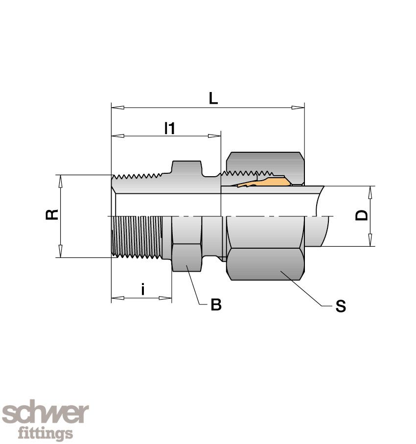 Male Stud Coupling