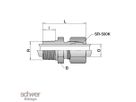 Straight Thermoelement Coupling