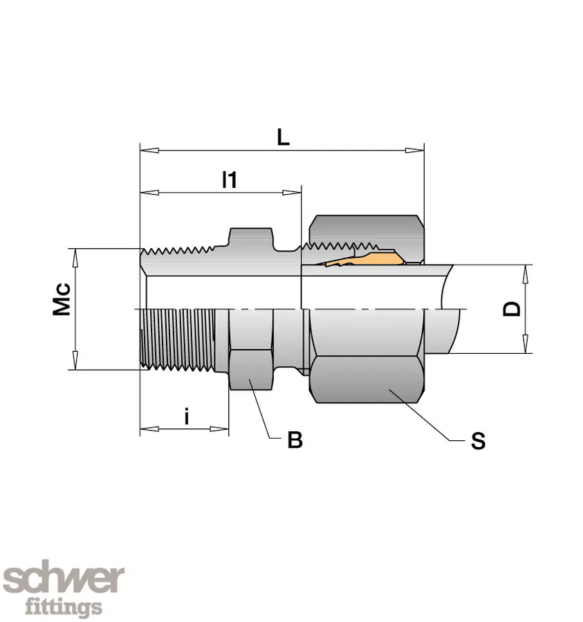 Male Stud Coupling