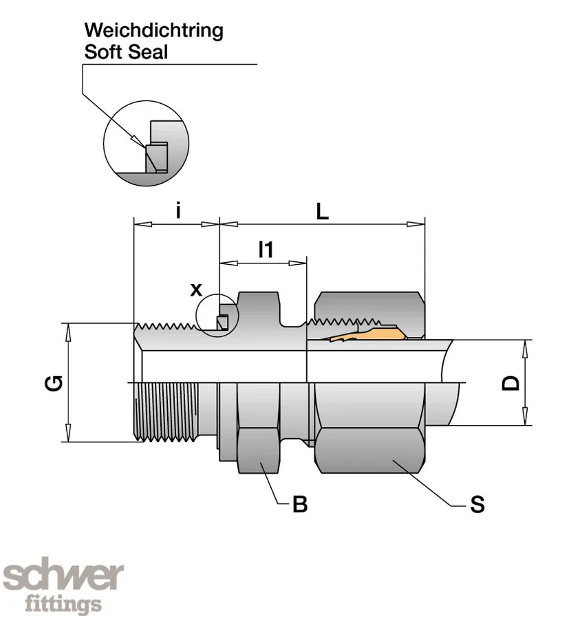 Male Stud Coupling