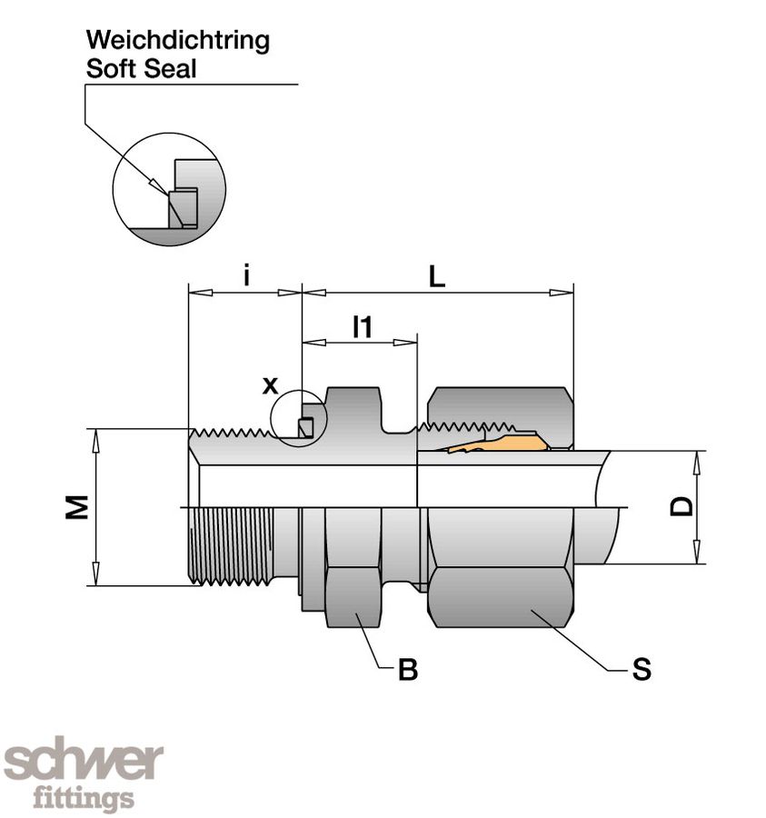 Male Stud Coupling