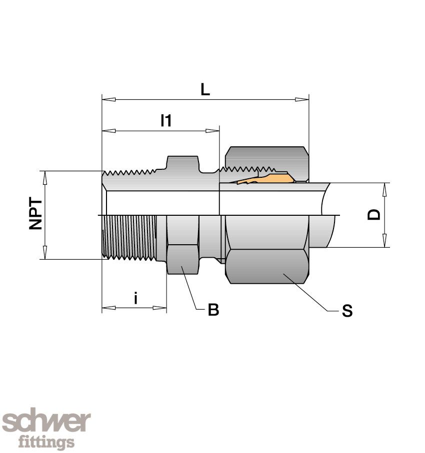 Male Stud Coupling