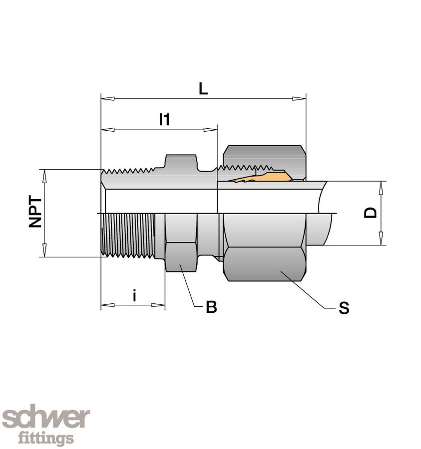 Male Stud Coupling