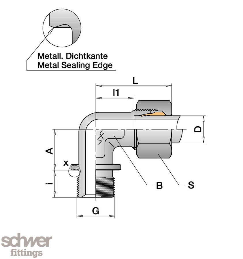 Male Stud Elbow