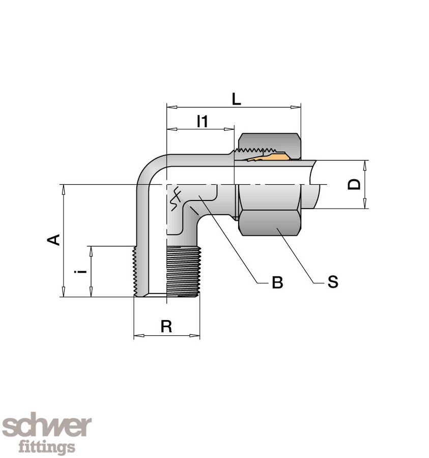 Male Stud Elbow