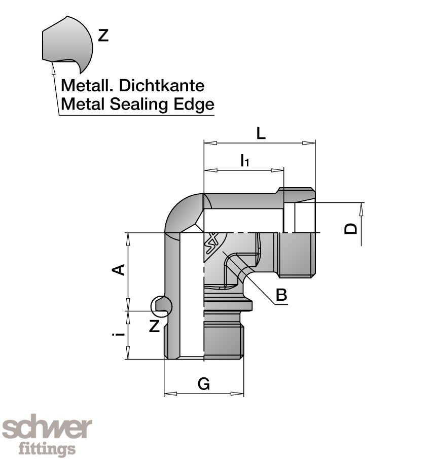 Elbow Screw in Body