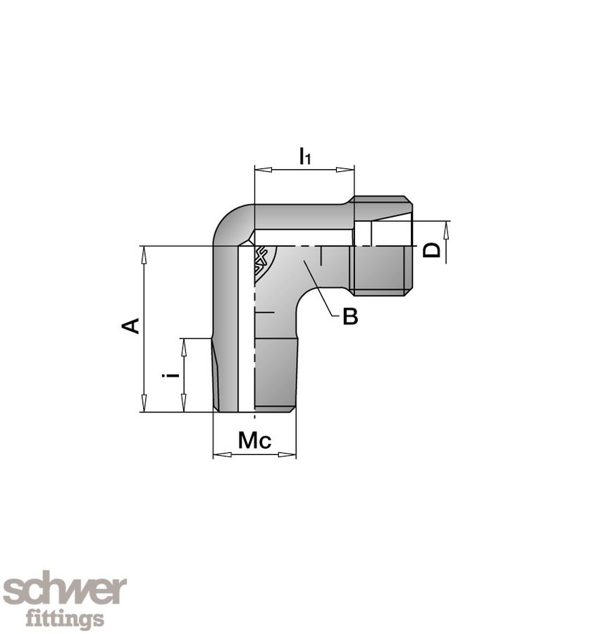 Elbow Screw in Body