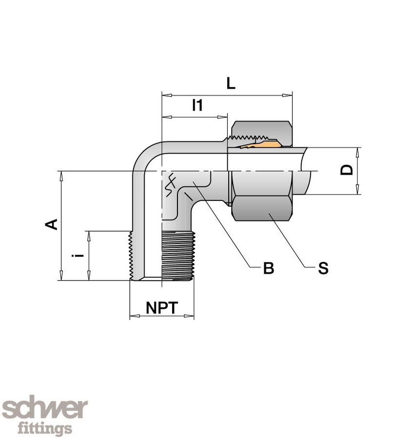 Male Stud Elbow