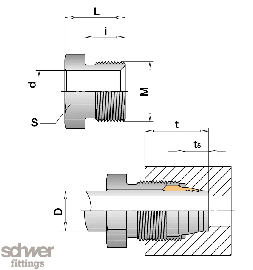 Male Tube Screw