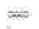 Straight Bulkhead Coupling