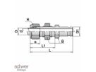 Bulkhead Union with Shaft