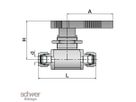2-Way High Pressure Ball Valve (2.500 psi / 3.000 psi)