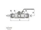 2-Way Low Pressure Ball Valve (up to 1.000 PSI)