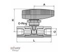 2-Way High Pressure Ball Valve (6.000 PSI)