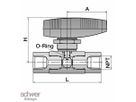 2-Way High Pressure Ball Valve (6.000 PSI)