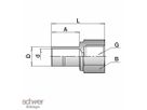 Gauge Female-Shaft Adaptor