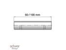 Instrumentation Pipe Sections with Fixed Length Metric seamless