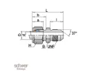 Male Connector JIC 37°