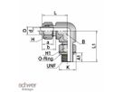 Male Elbow Disk-O-Ring SAE / MS