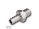Male-Shaft Adaptor with metal sealing edge