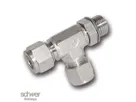 Male Run Tee Disk-O-Ring SAE / MS